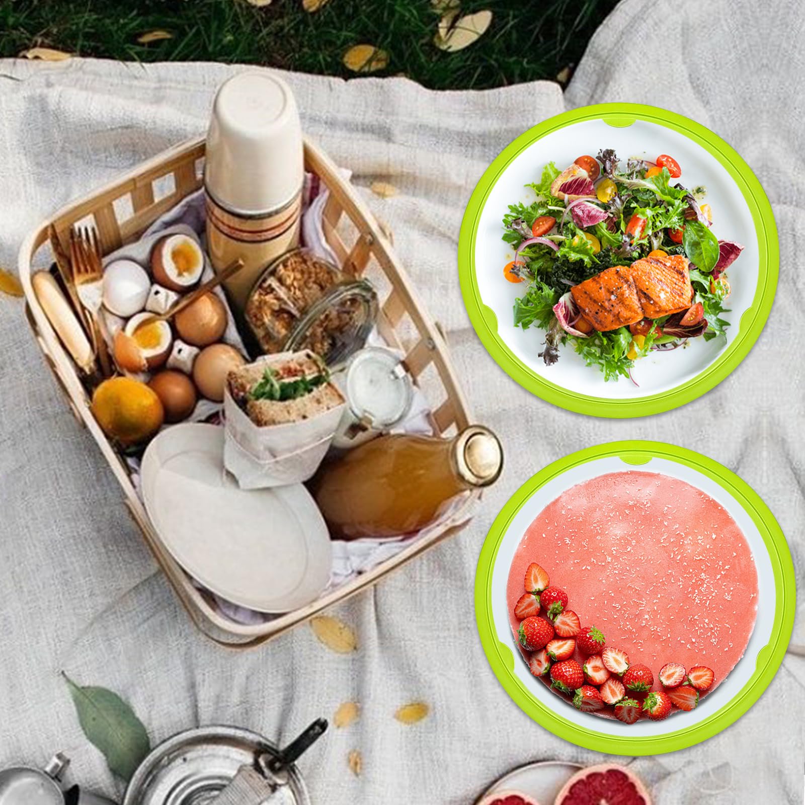 EBIGIC picnic-mealtime-use enhances outdoor dining stability.