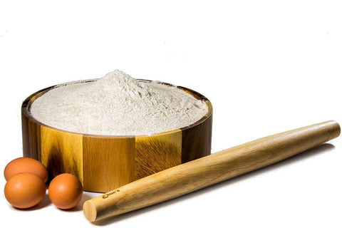 Ebuns rolling pin enables thin, even dough for pasta, pastries, and pies