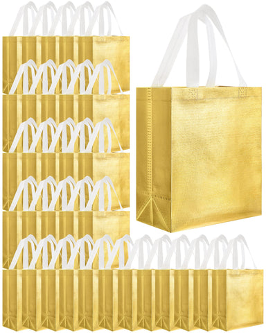 Eccliy 80-piece gift bags with laser surface shine for elegant gifting.