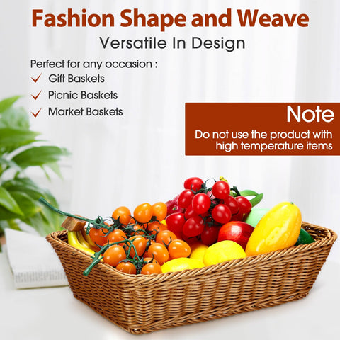 Eccliy multifunctional trays for bread, fruit, or catchall storage.