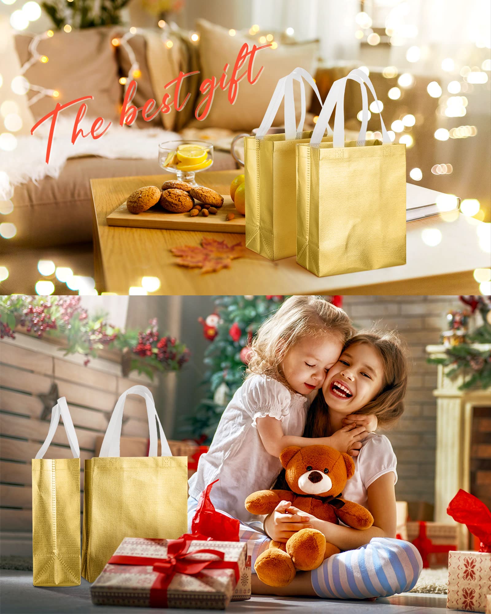 Eccliy nonwoven aluminum-film bags are durable and water-resistant for storage.