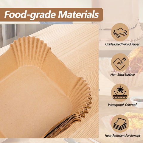 Ecfvtp liners simplify baking frying and storage at home.