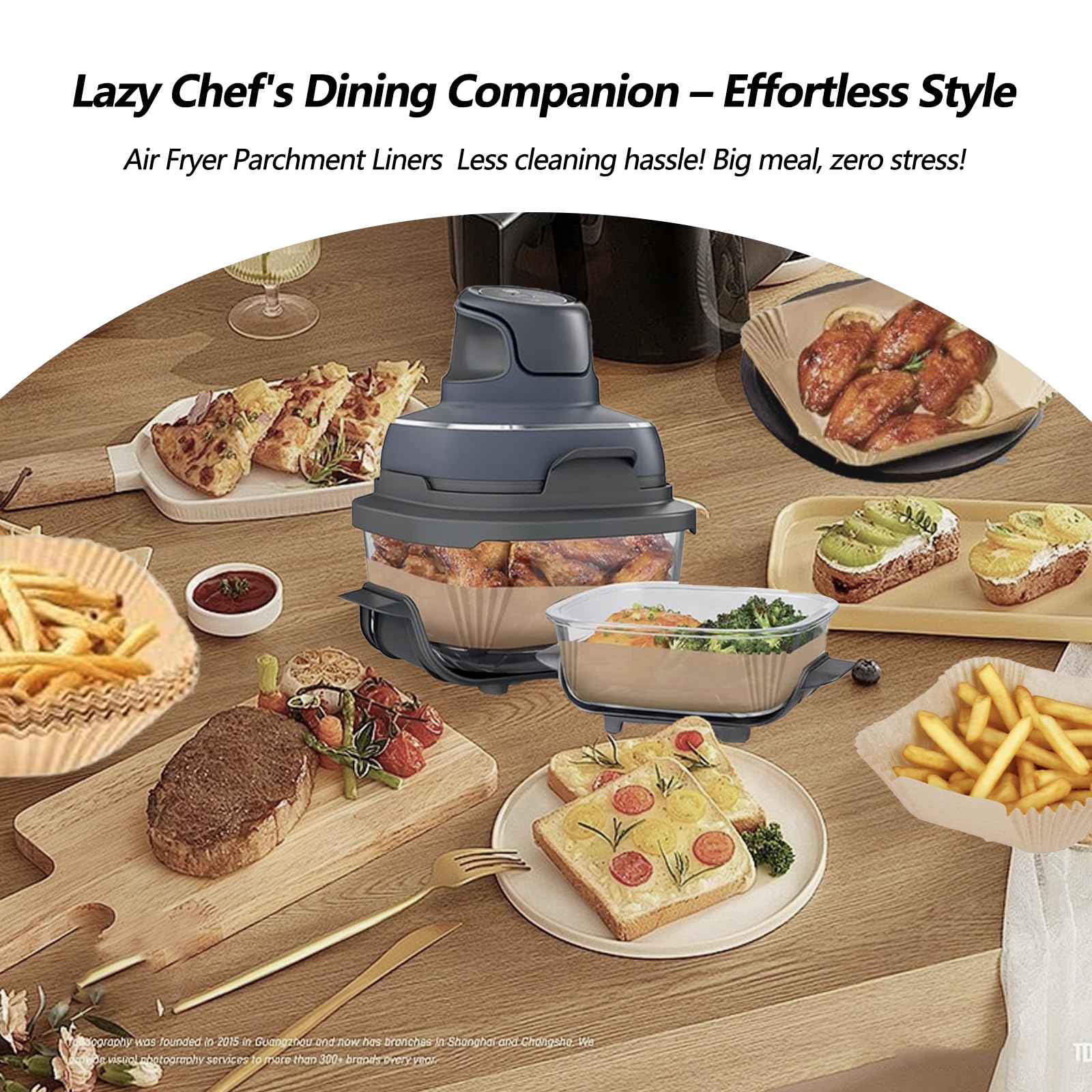Ecfvtp liners made of natural wood and food grade silicone oil for versatile cooking.