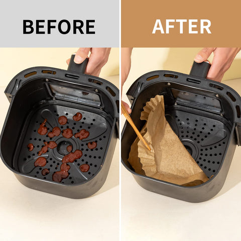 Ecfvtp liners use food-grade parchment that resists oil and heat.