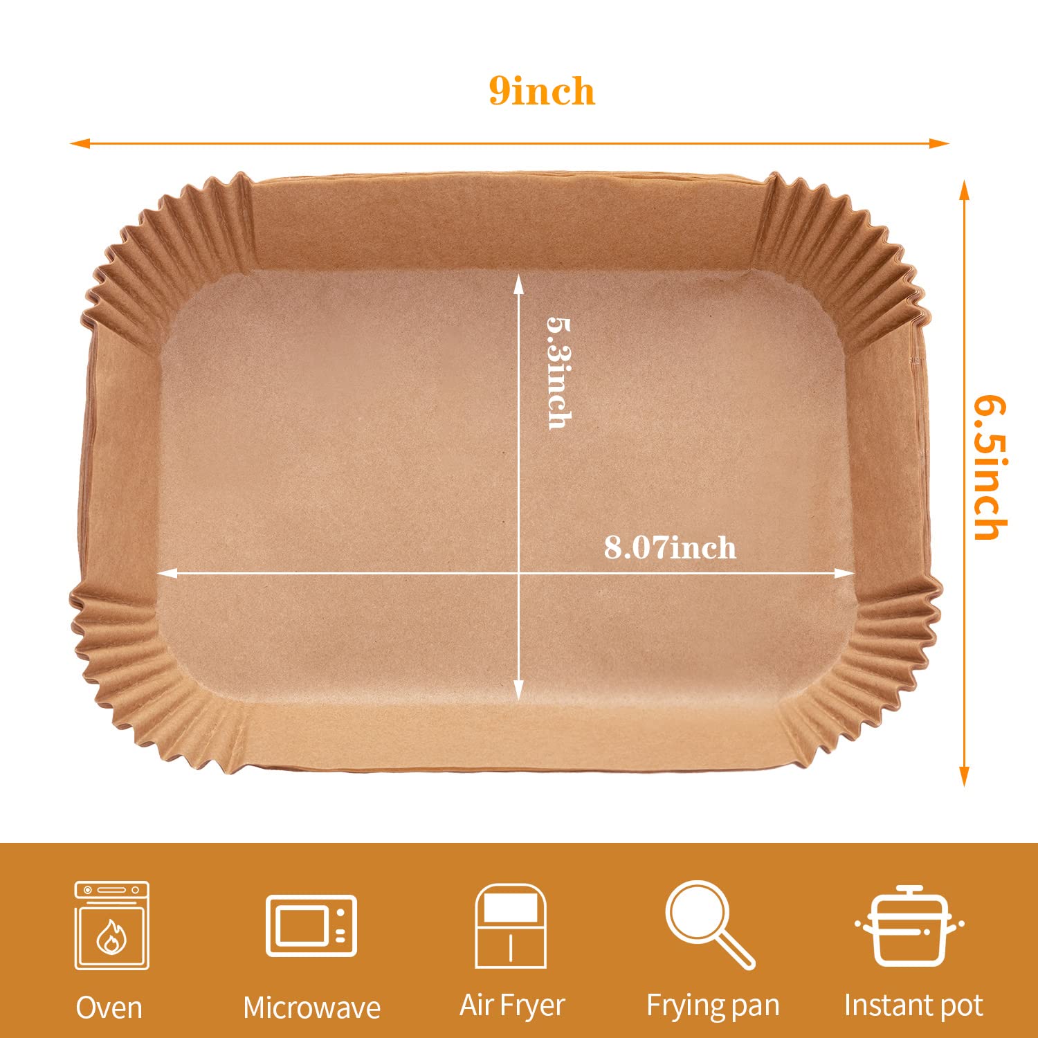 Ecfvtp square-bowl liners fit Ninja DZ201/DZ401 baskets neatly.