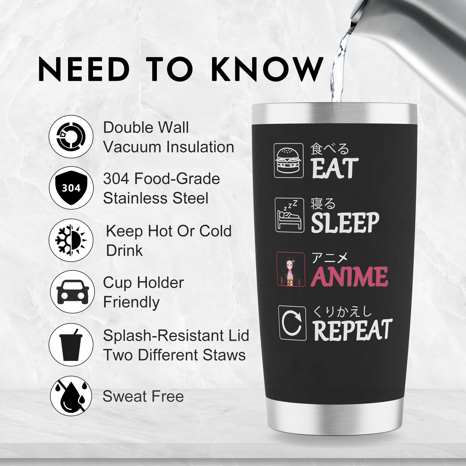 EchoMaven daily-use tumbler suitable for gaming, study, and events.