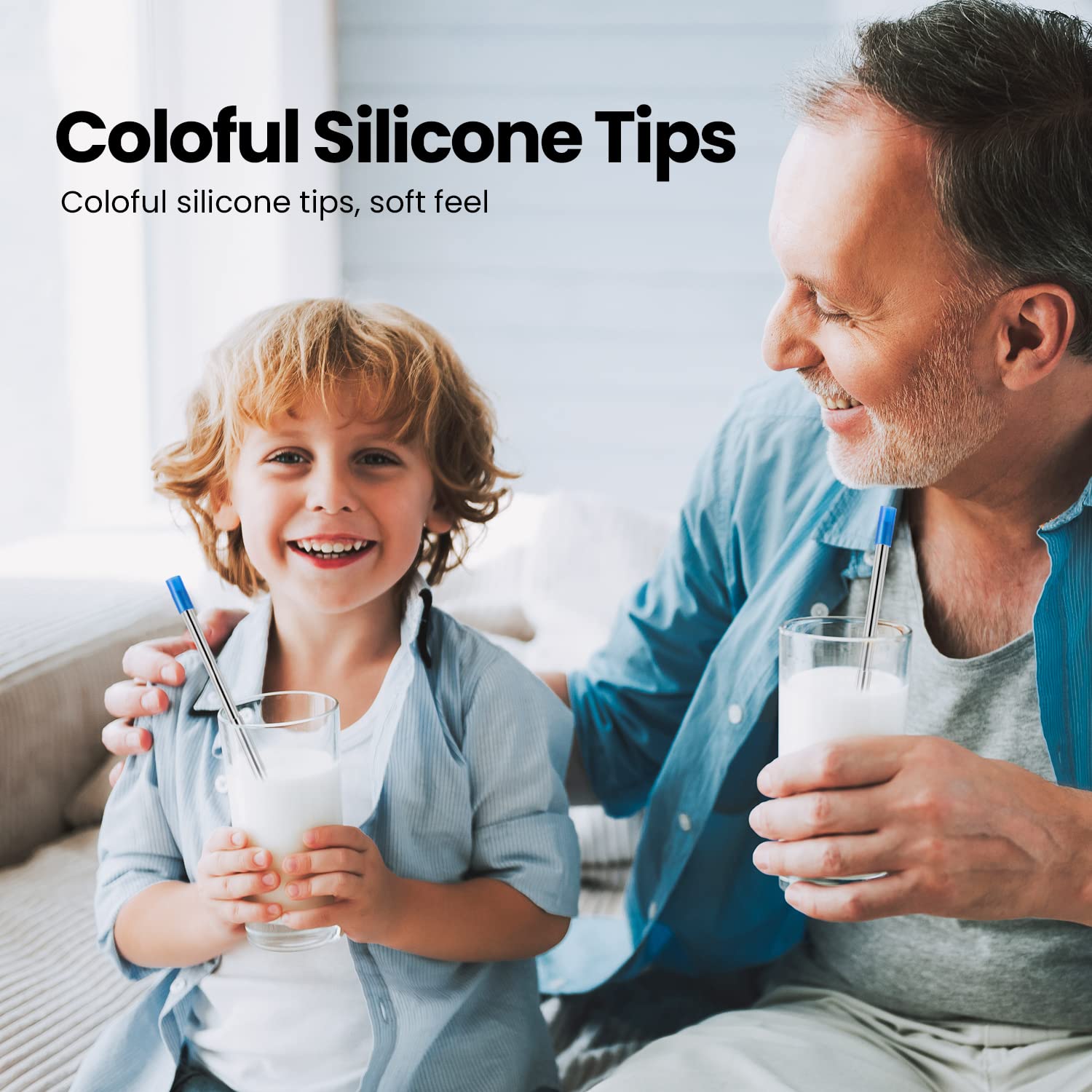 Ecoangel silicone tips color-coded for easy, safe use.