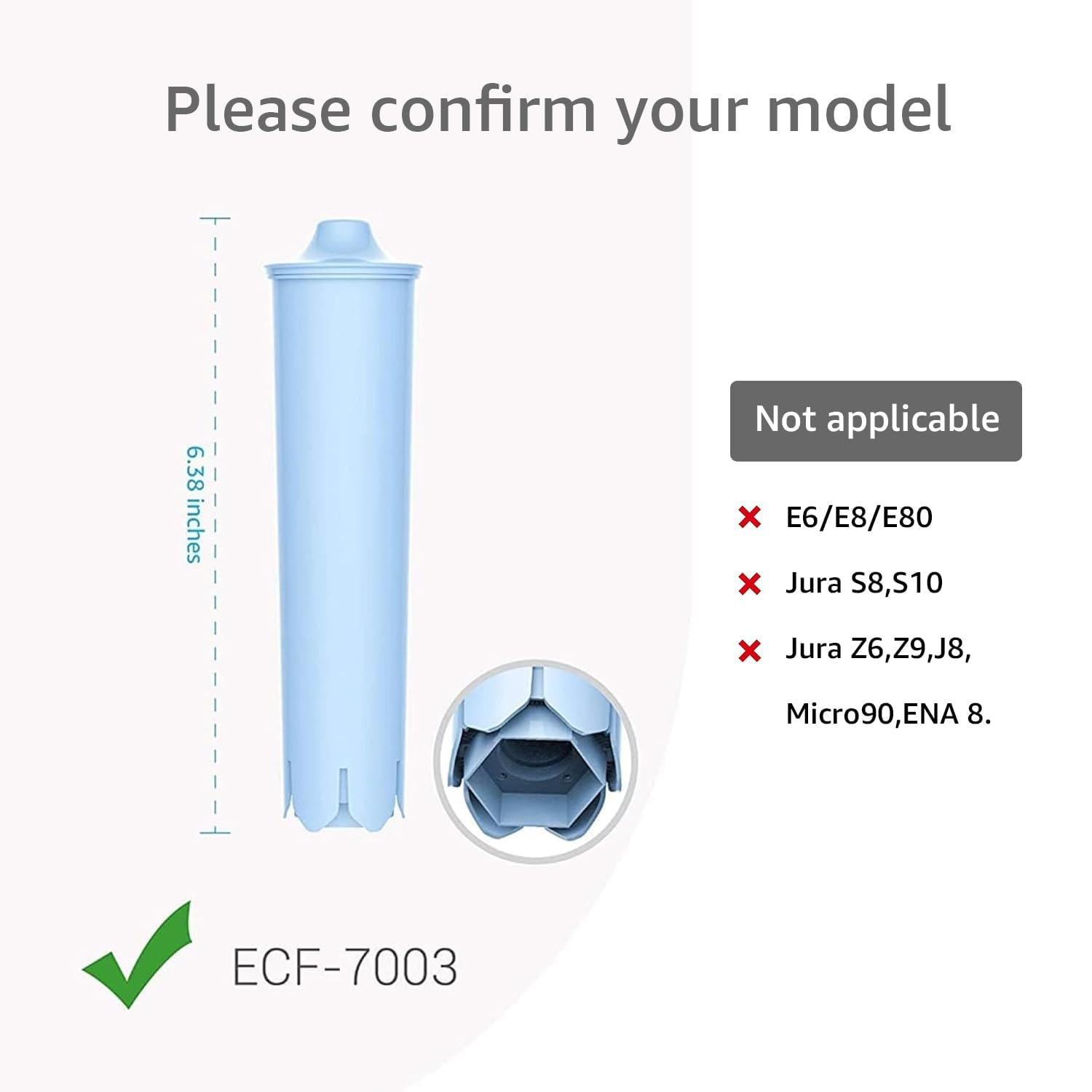 EcoAqua BPA-free materials label close-up highlights safe filtration