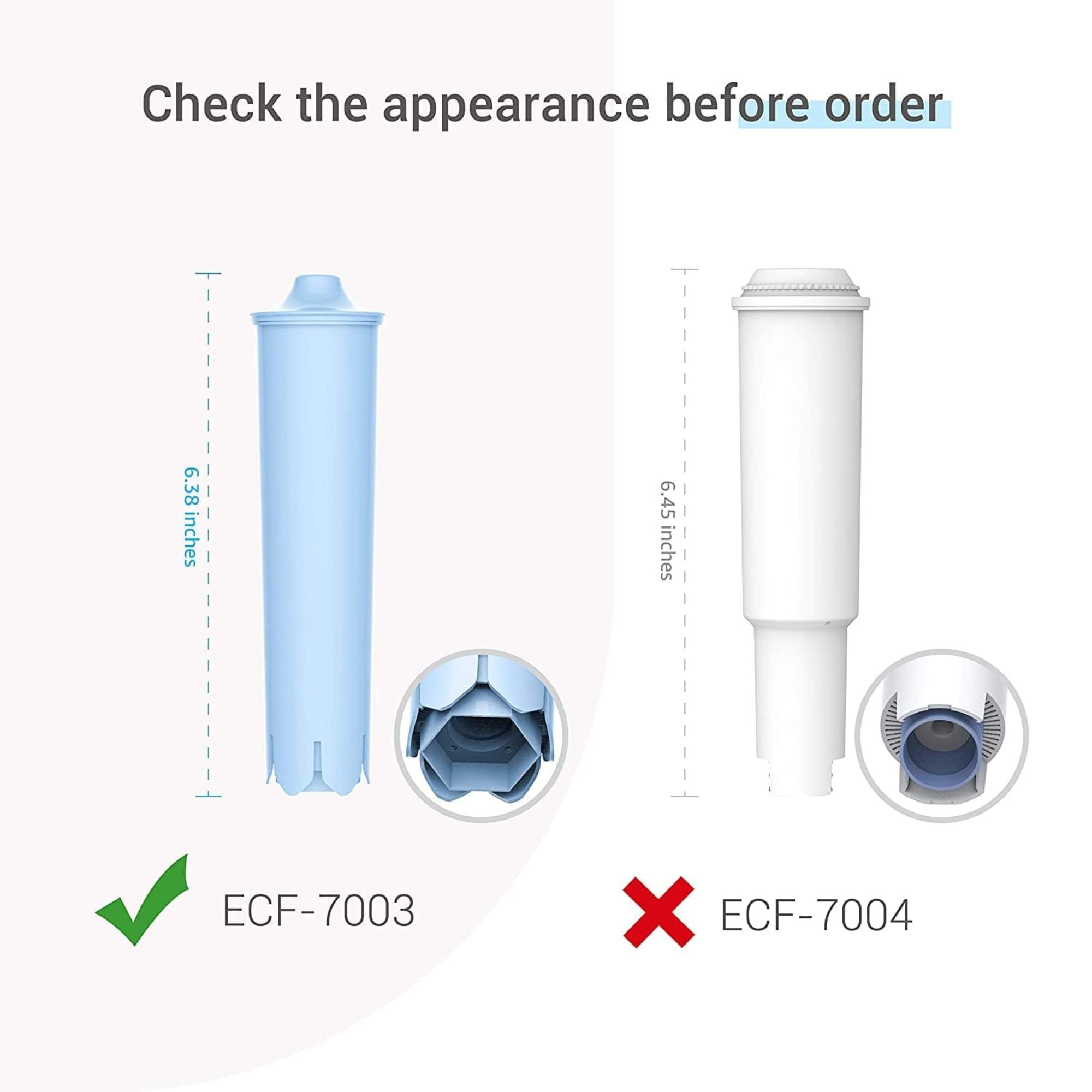 EcoAqua coconut-activated-carbon media close-up removes odors and tastes