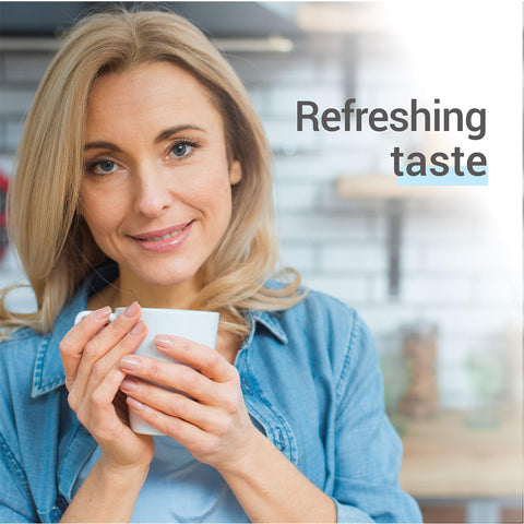 EcoAqua BPA-free material ensures safe, worry-free use in home brewers.