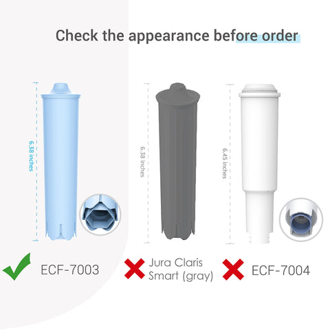EcoAqua ion-exchange resin layer helps prevent mineral buildup in Jura machines.