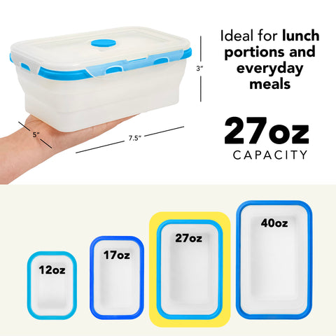 ECOBERI collapsible containers folded flat in a backpack display efficiency.
