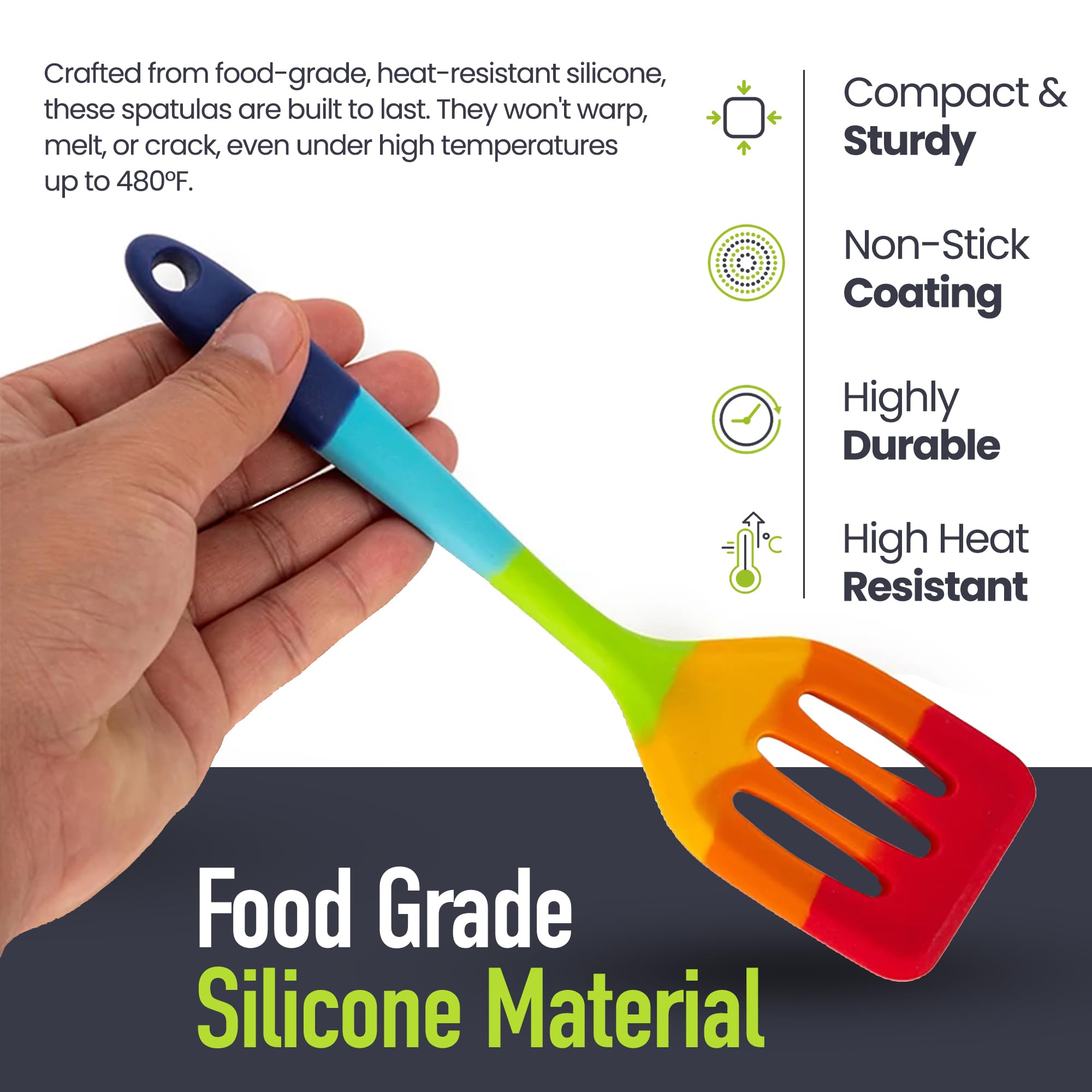 EcoGadgetz dishwasher-safe spatulas for quick cleanup after meals