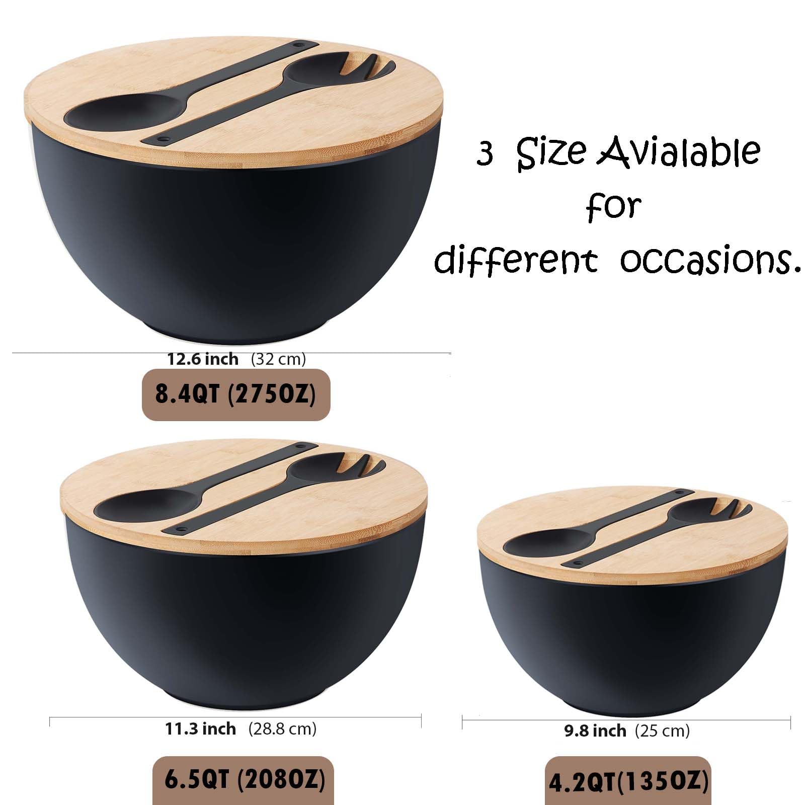 ECOHAGOU bamboo wood lid keeps ingredients fresh and convenient on the counter.