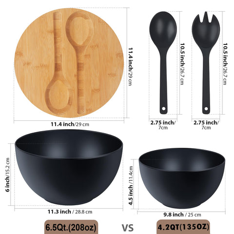 ECOHAGOU dishwasher-safe bamboo fiber bowl simplifies cleanup after meals.