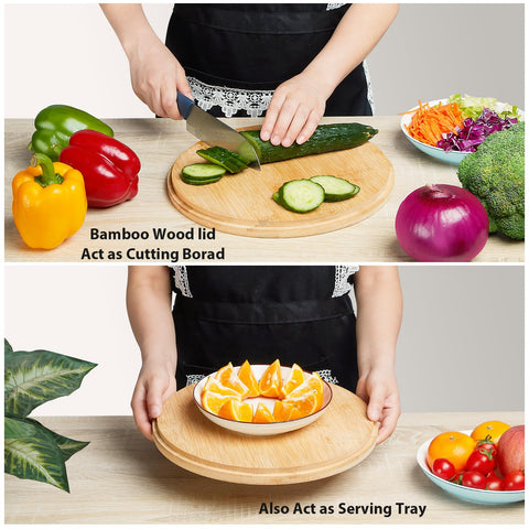 ECOHAGOU lightweight yet durable mixing bowl for everyday use.