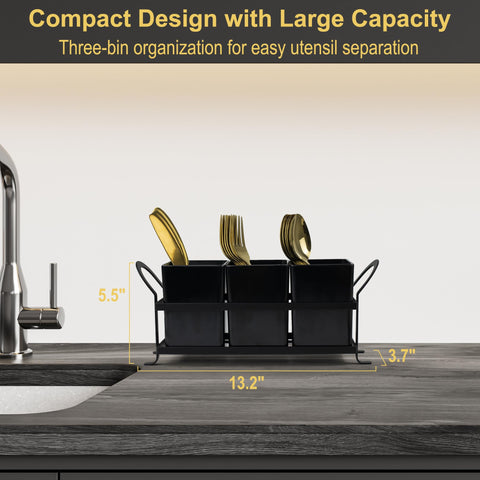 ECOIOU black finish adds sleek style while saving counter space during entertaining
