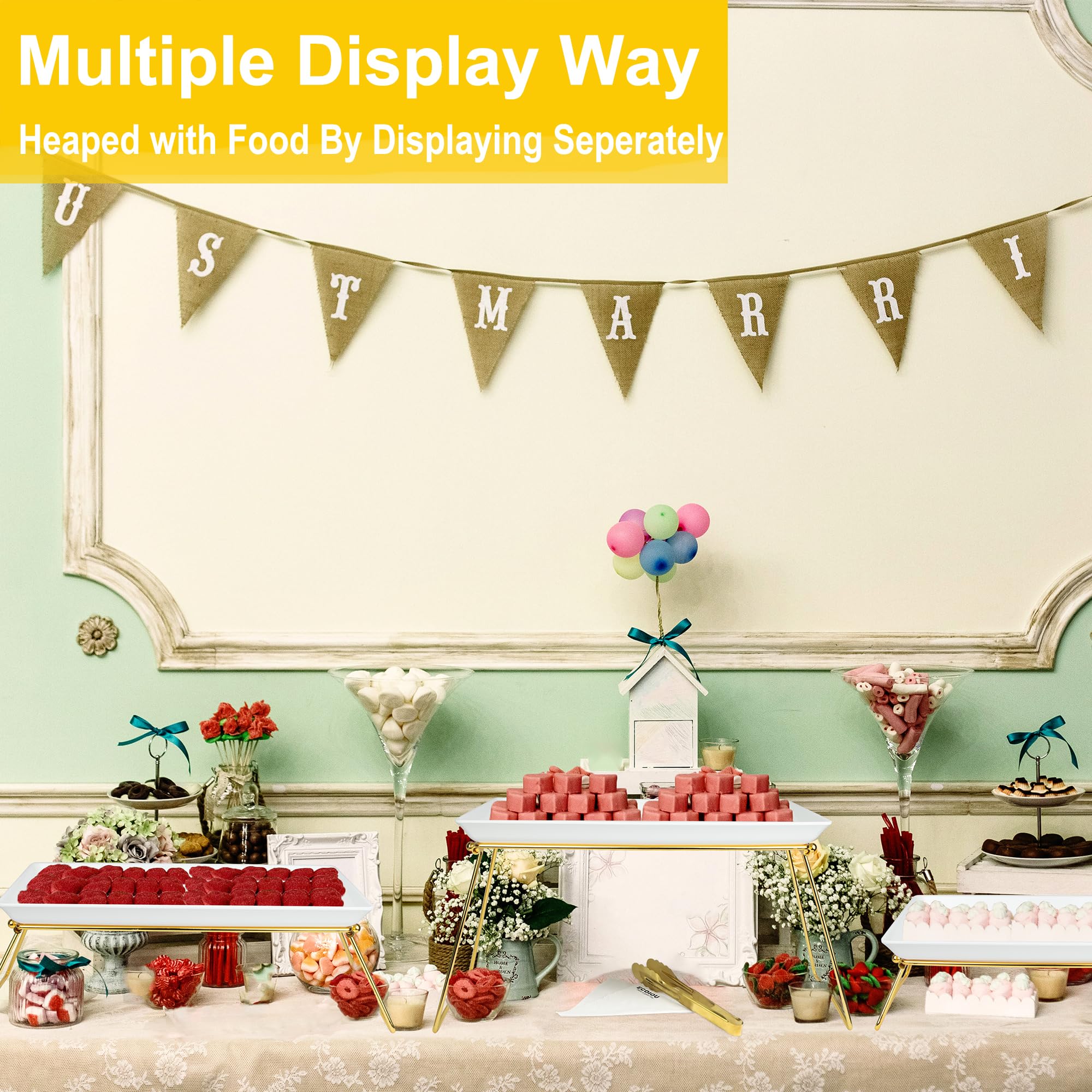 ECOIOU party buffet display stand suitable for various events.