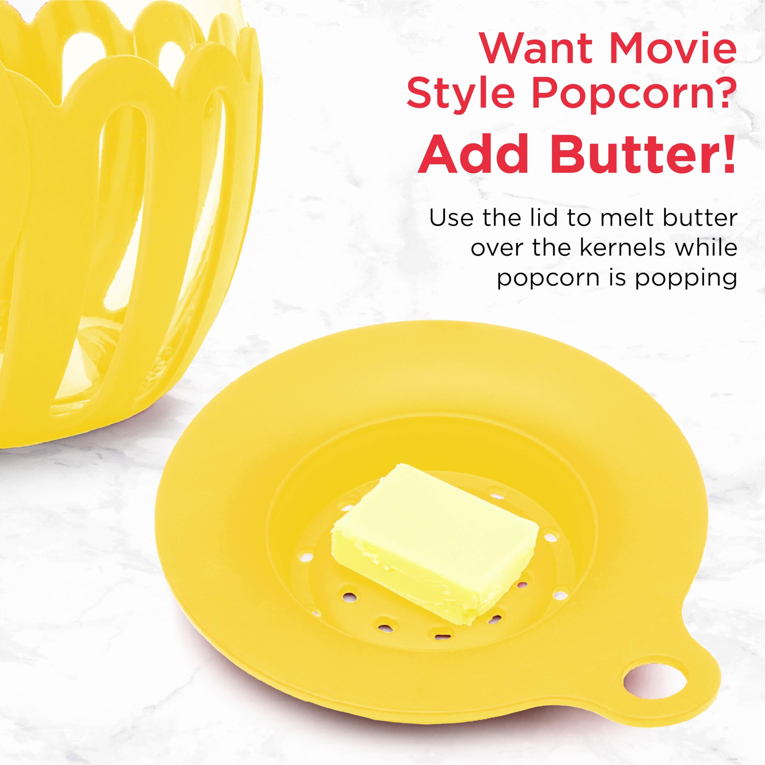 Ecolution Micro-Pop ready for microwave in seconds, ideal for movie night.