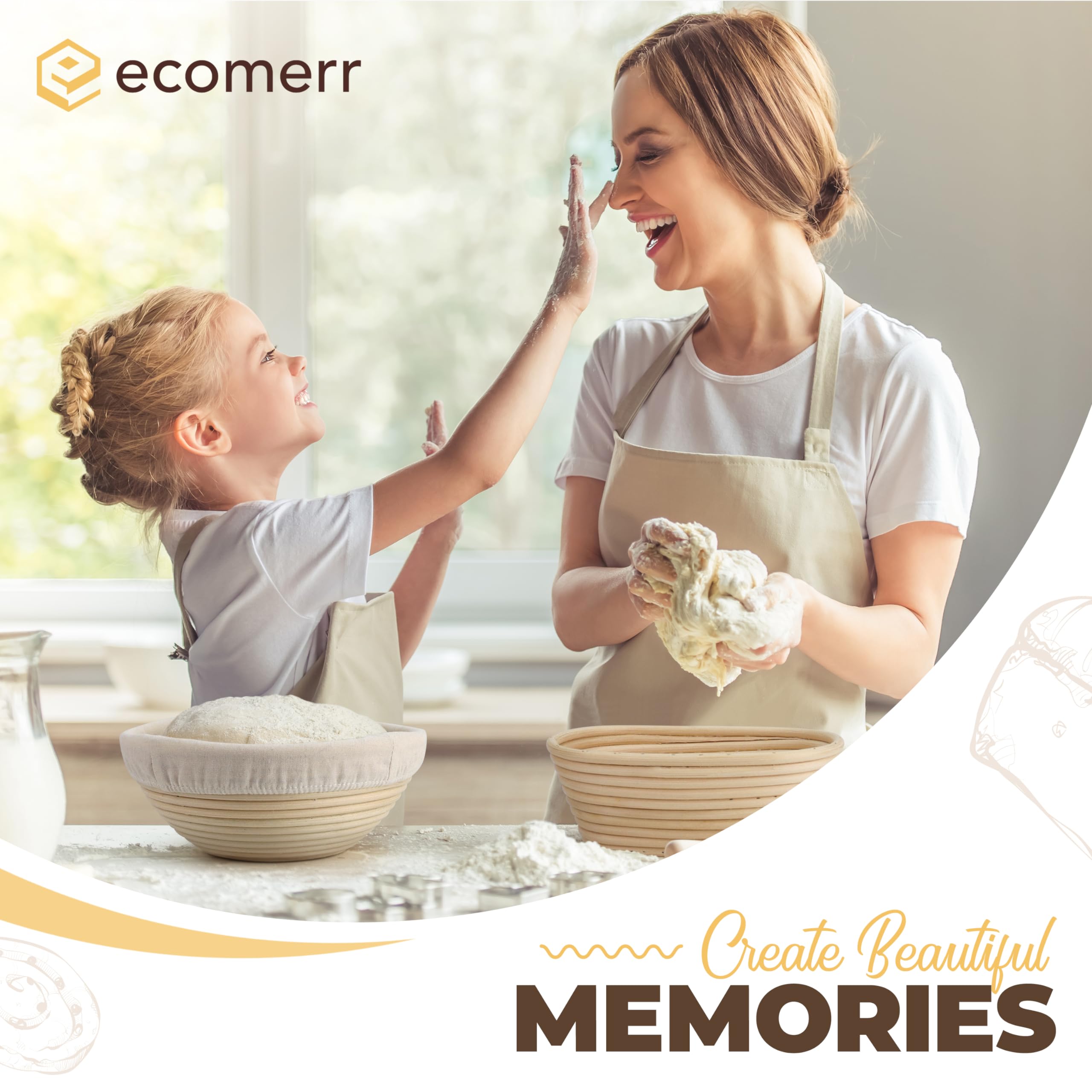 Ecomerr bread bag stores tools and keeps bread fresh.