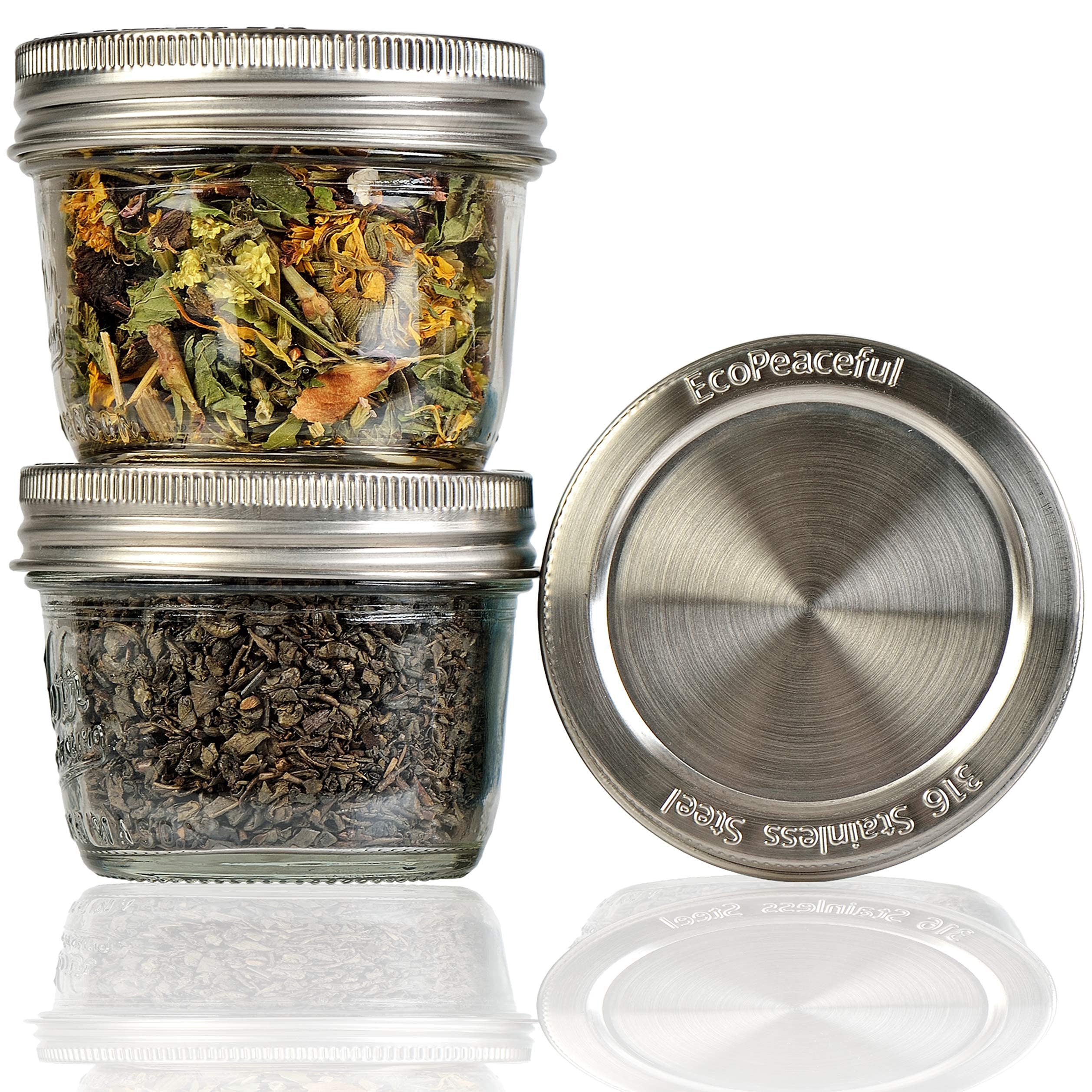 EcoPeaceful lids are dishwasher-safe and oven-safe for easy sanitizing.