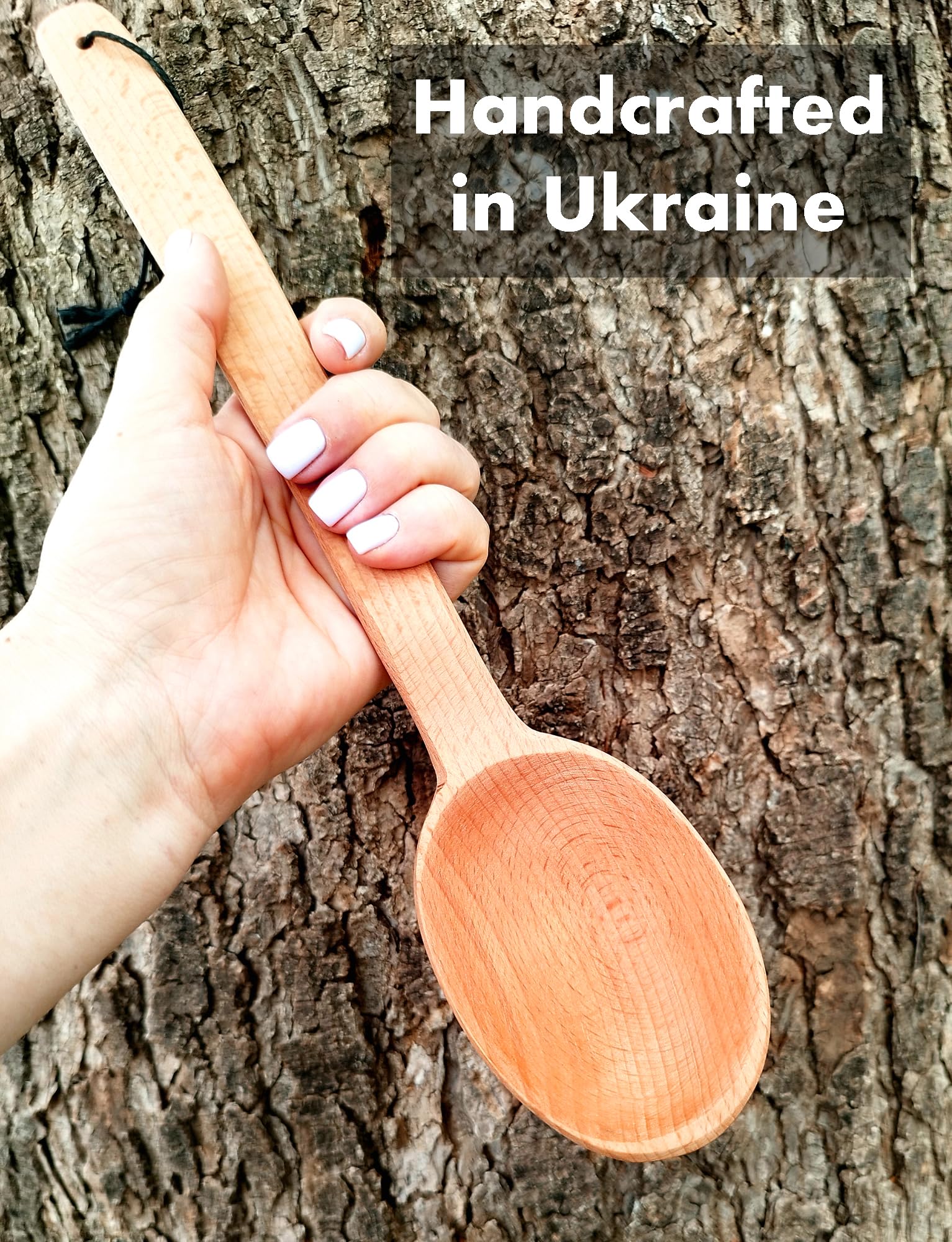 ECOSALL gift-worthy wooden spoon suitable for wall decor