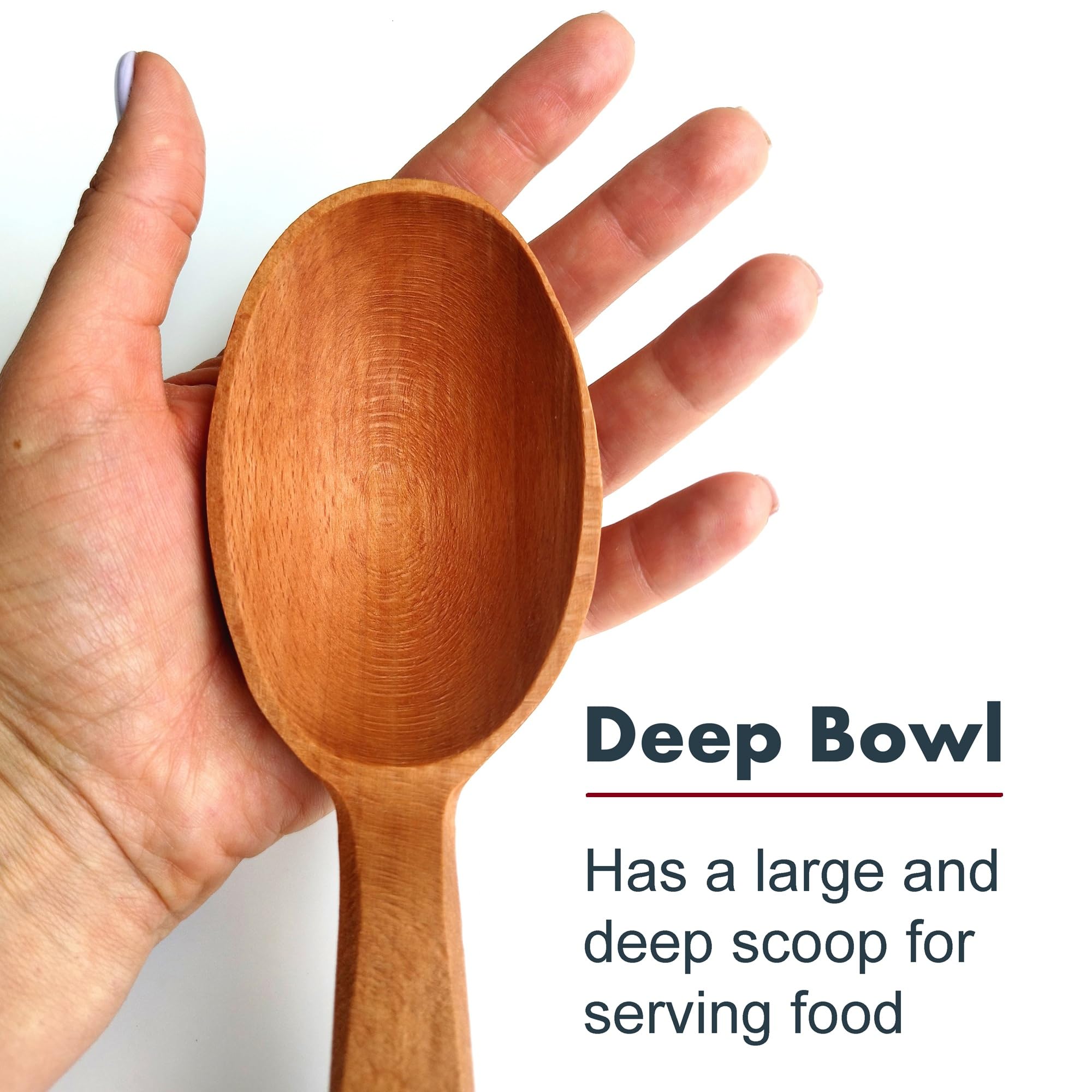 ECOSALL long-handle spoon designed for safe stirring