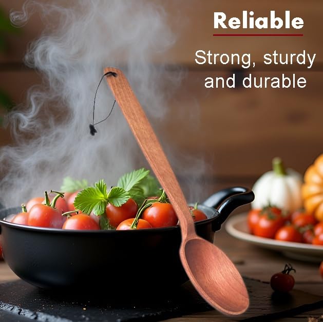 ECOSALL natural wood spoon with no glue or varnish