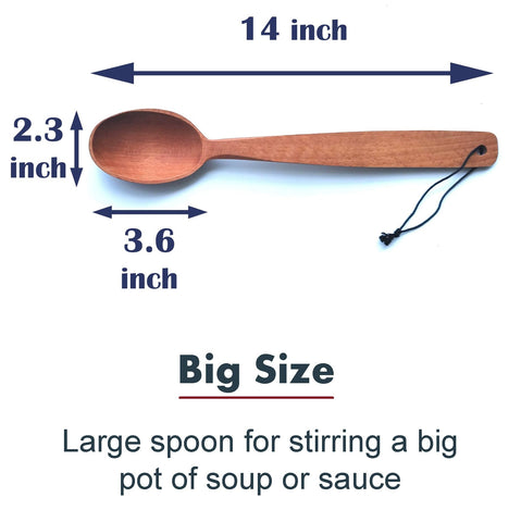 ECOSALL non-stick-safe wooden spoon won't scratch pans