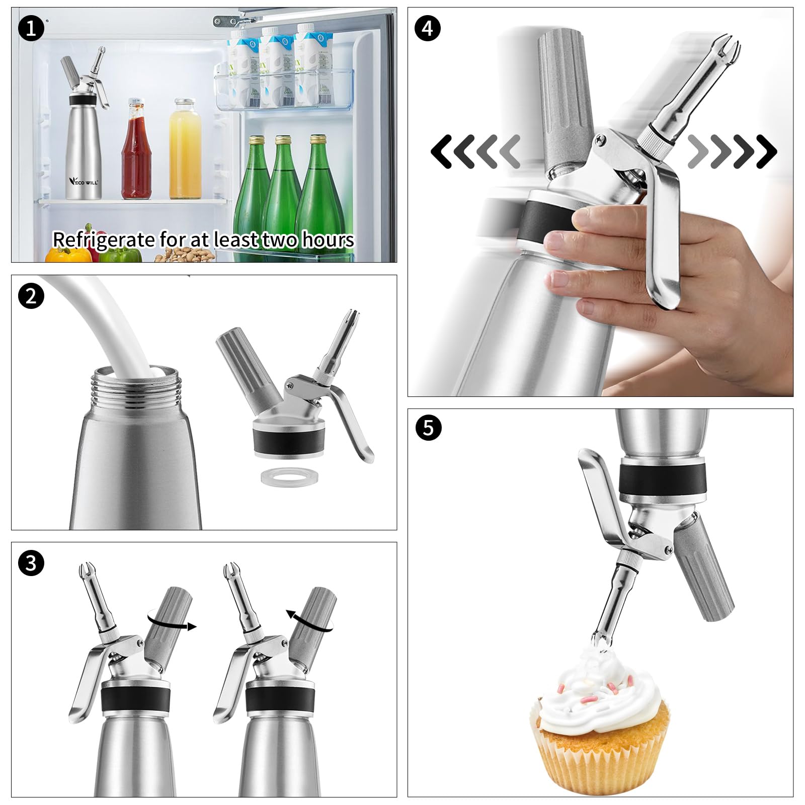 ECO-WILL cleaning brush accessory for quick maintenance and hygiene.