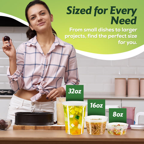 ecoZo 16oz dishwasher-safe container for easy cleanup