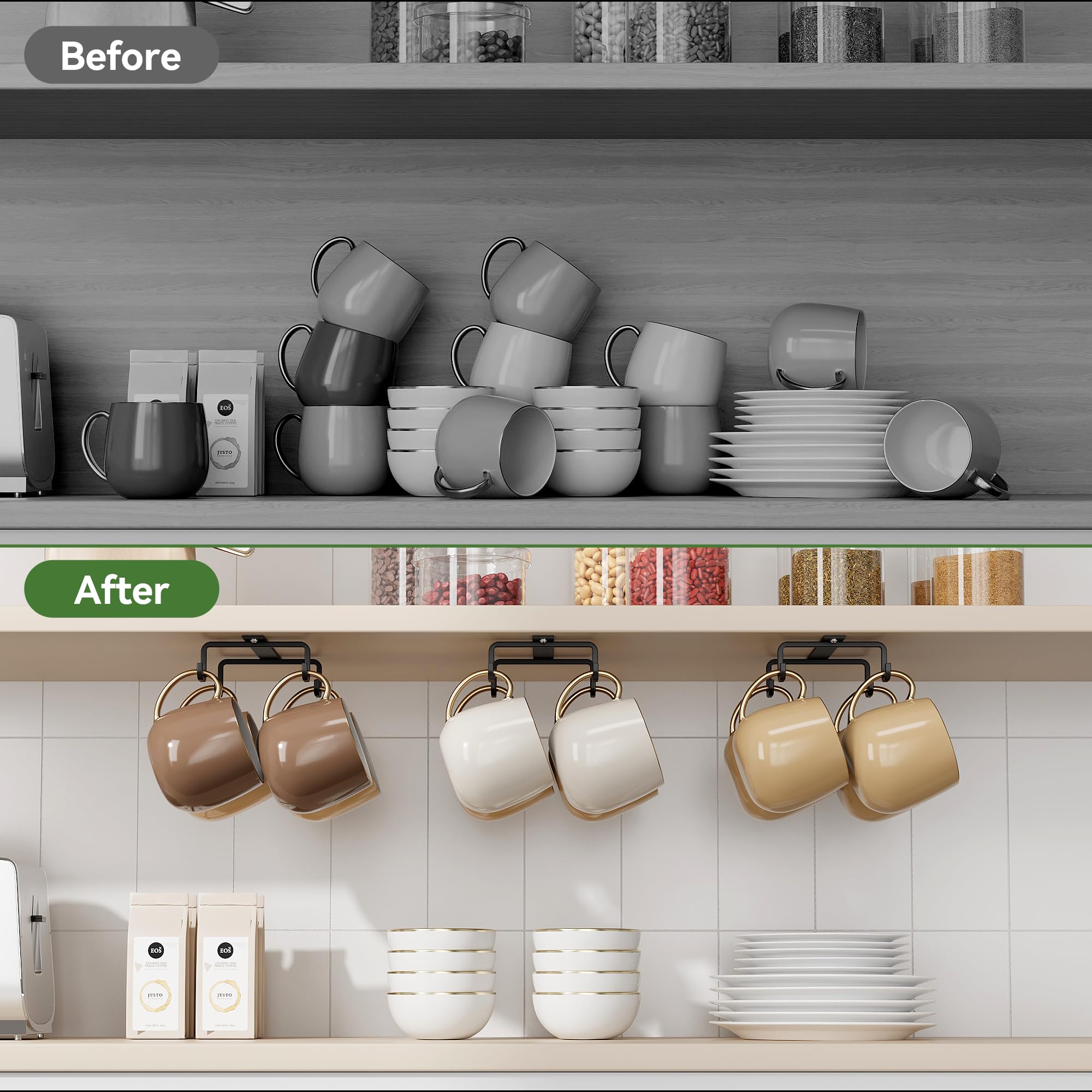 Sleek under-cabinet silhouette by ECROCY blends with modern kitchens