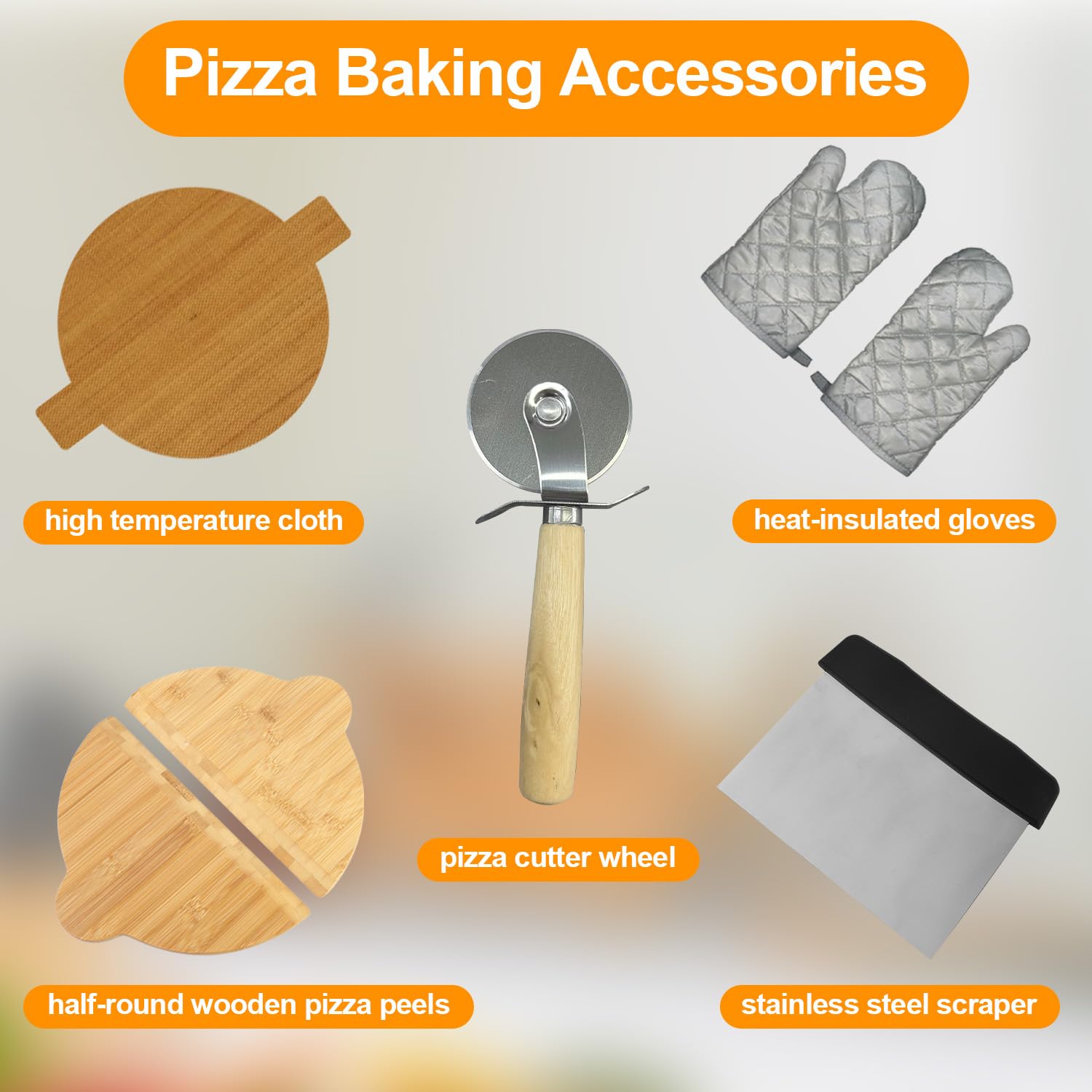 ECUMFFY ceramic 12-inch plate evenly distributes heat for flavorful, evenly baked slices.