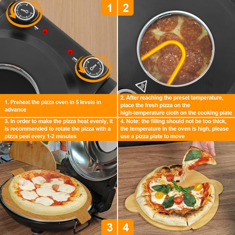 ECUMFFY adjustable thermostat and indicator light streamline cooking progress.