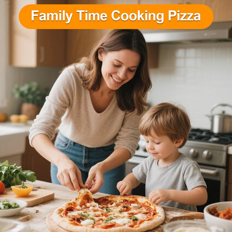 ECUMFFY pizza tools set includes peels, scraper, and cutter for convenient prep.