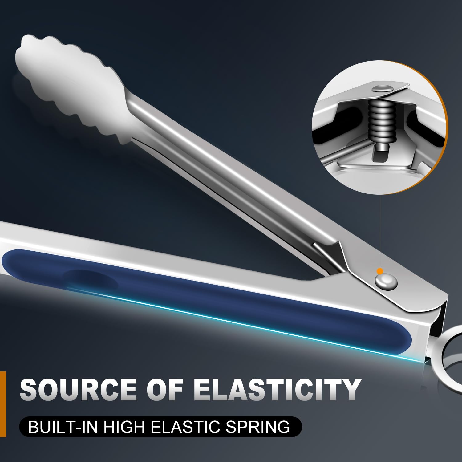 Eddeas locking mechanism tongs blue prevent accidental openings