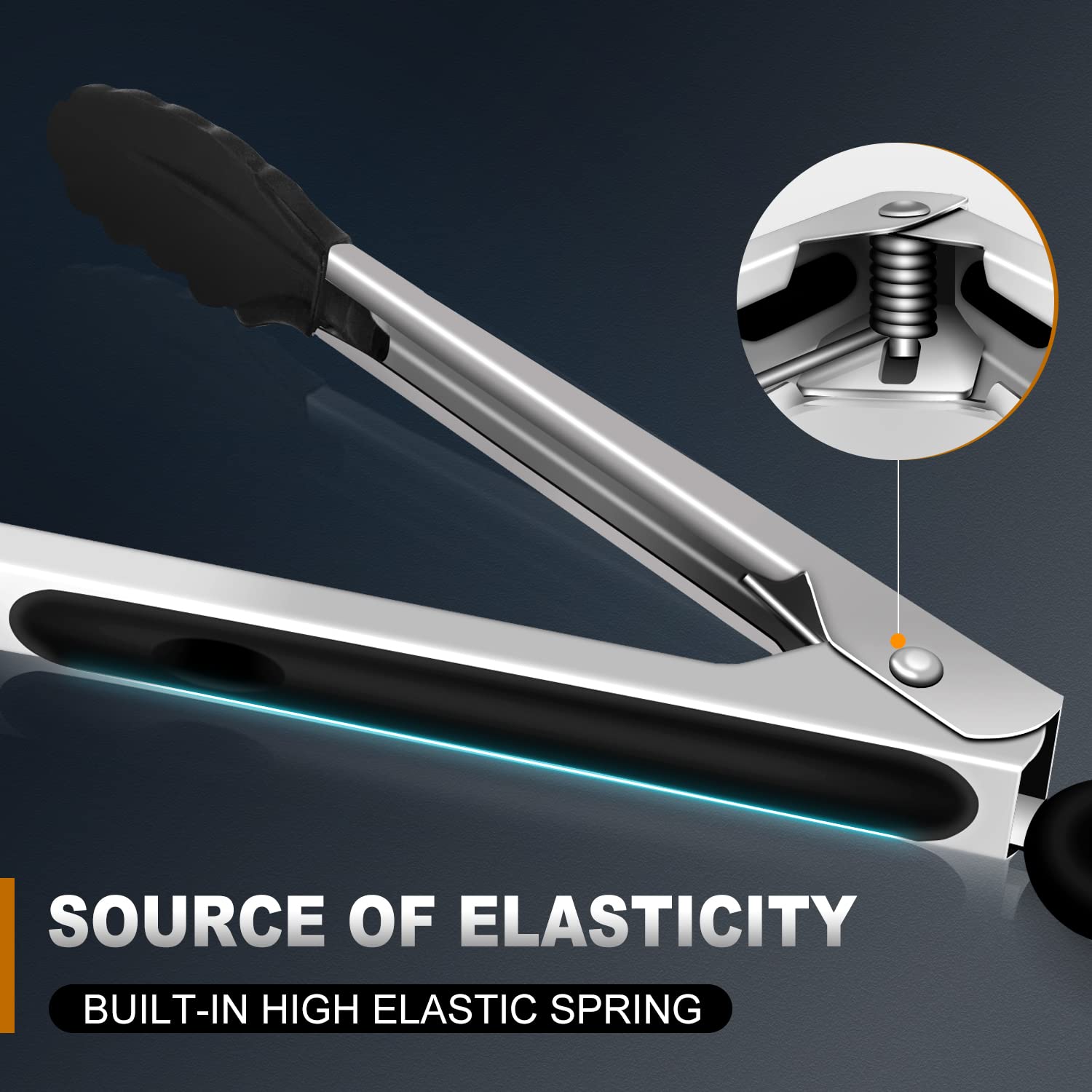 Eddeas slip resistant handle reduces hand strain during use