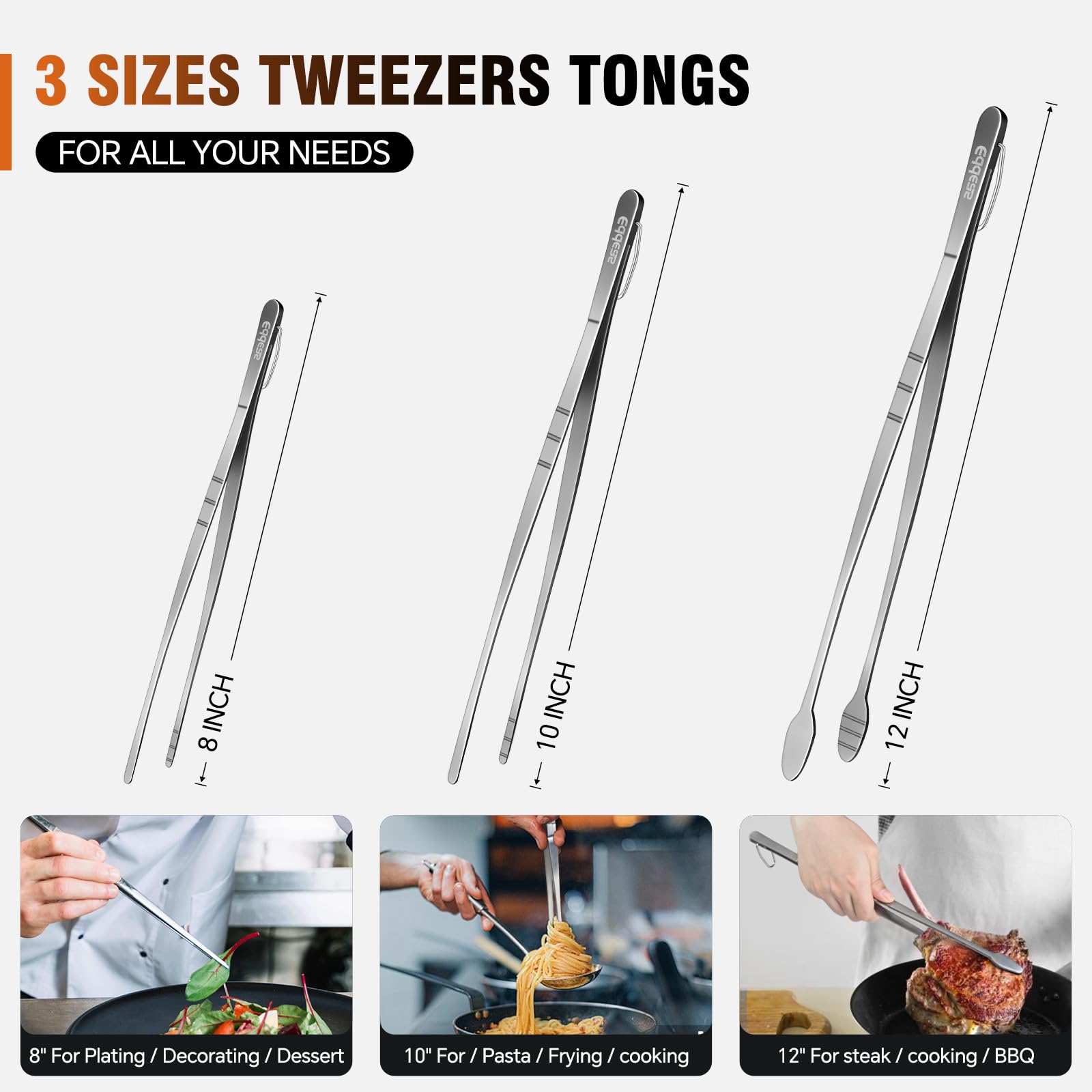 Eddeas versatile kitchen tool suitable for cooking, roasting, and more.