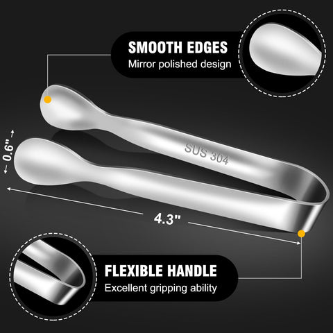 Eddeas mini tongs for cheese slices and cookies, easy serving.