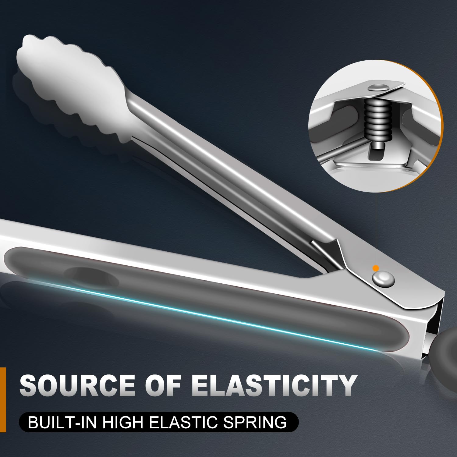 Eddeas stainless steel construction resists rust and corrosion.
