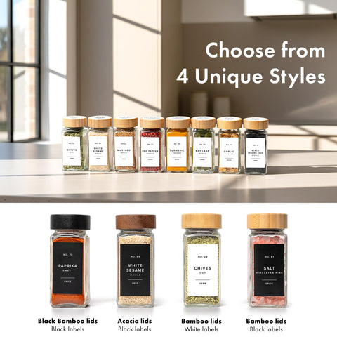 EDELHAUS airtight lids help preserve aroma and flavor.