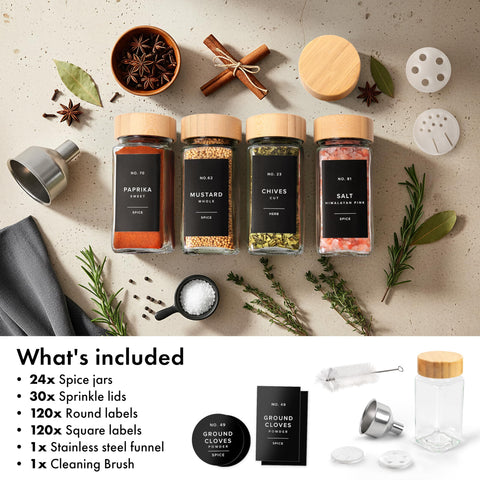 Includes a cleaning brush for easy jar upkeep.