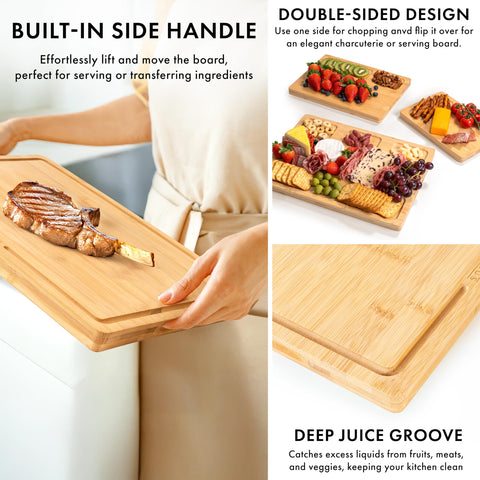 EDELHAUS cutting board 9x6 compact space-saving board