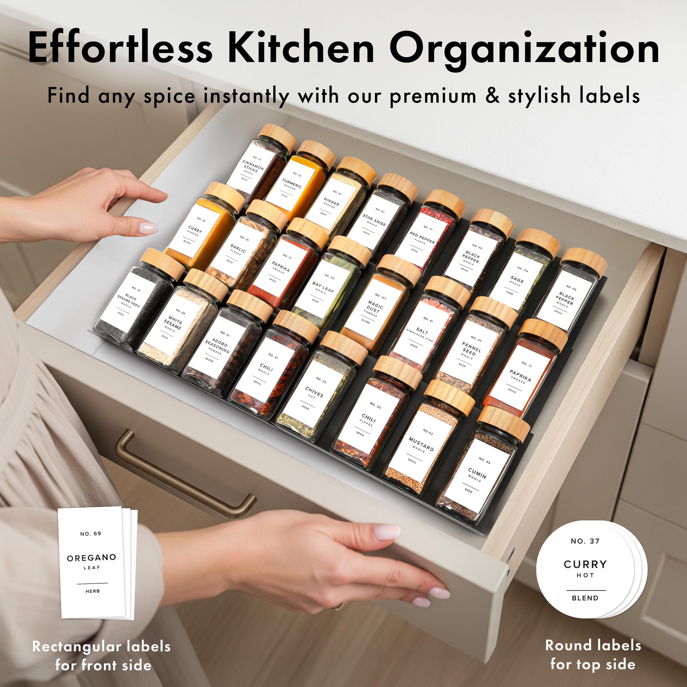 EDELHAUS 240 durable labels simplify quick identification and organization.