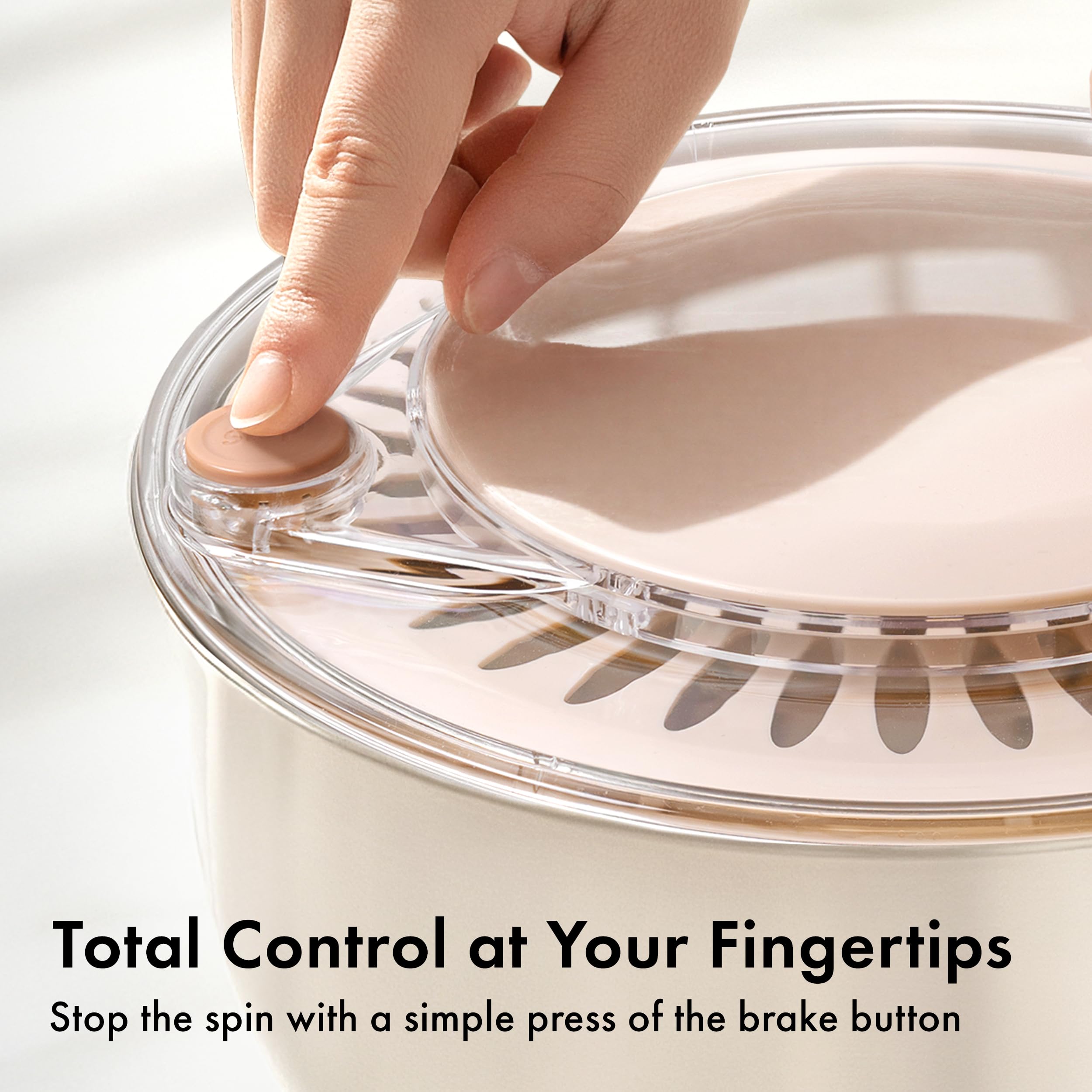 EDELHAUS dishwasher-safe parts simplify cleanup after meals.