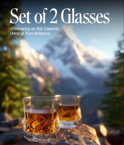 EdelweissPeak heavy old fashioned glass offers sturdy weight and balance