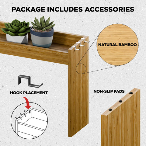 Edgecrest complete kitchen organizer kit, compact setup for decluttered shelves.