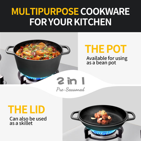 Edging Casting dutch oven care guide: simple hand-wash and oil to maintain seasoning.