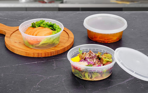 EDI airtight lids prevent leaks during transport and storage.