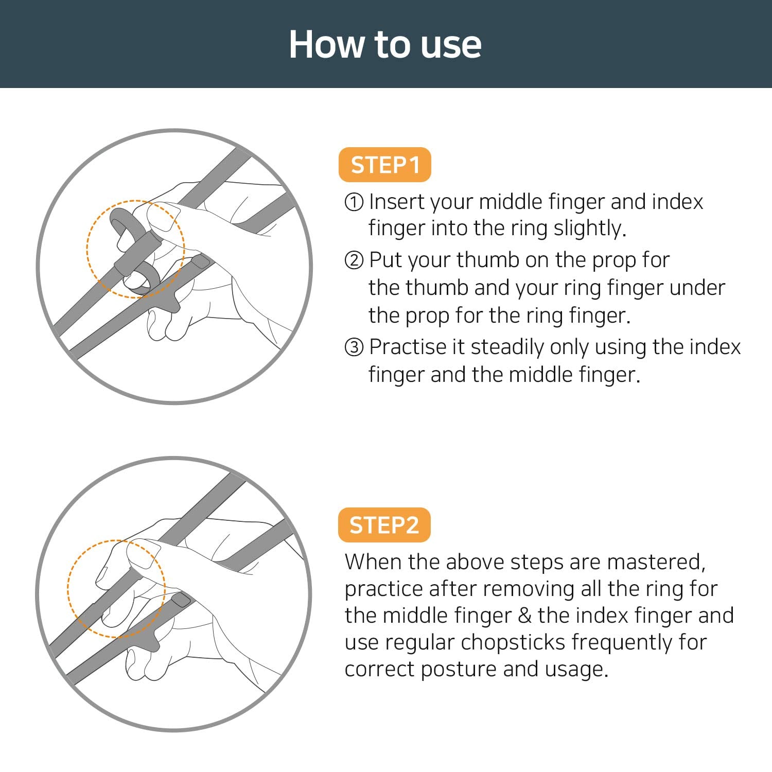 Edison Friends silicone rings guide finger placement for improved control.